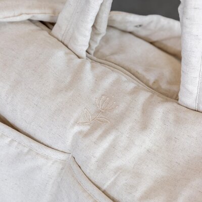 Verzorgingstas Aline linnen beige Linnen collecti Verzorgingstas Aline linnen beige Linnen collecti