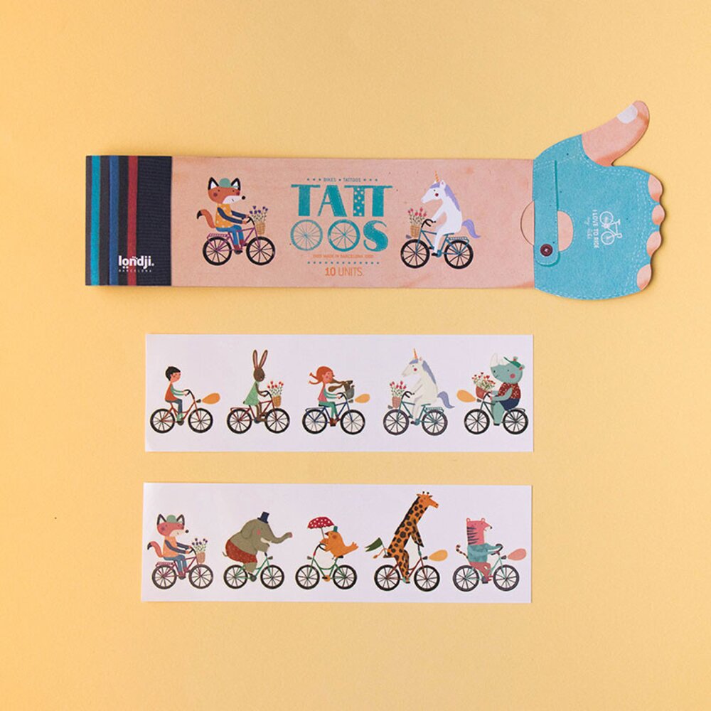 Kids tattoos - Bikes Londji
