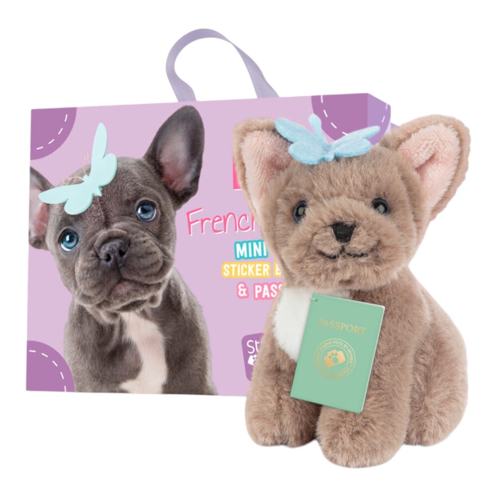 Mini Puppy Franse Bulldog (incl. paspoort en stickerboekje) Mini Puppy Franse Bulldog (incl. paspoort en stickerboekje)