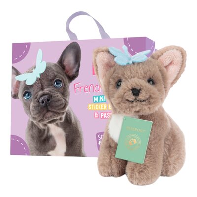 Mini Puppy Franse Bulldog (incl. paspoort en stickerboekje) Mini Puppy Franse Bulldog (incl. paspoort en stickerboekje)