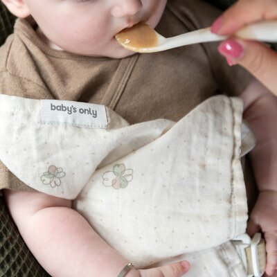 Monddoekje Tender 30x30 - 3-pack beige/clover gr