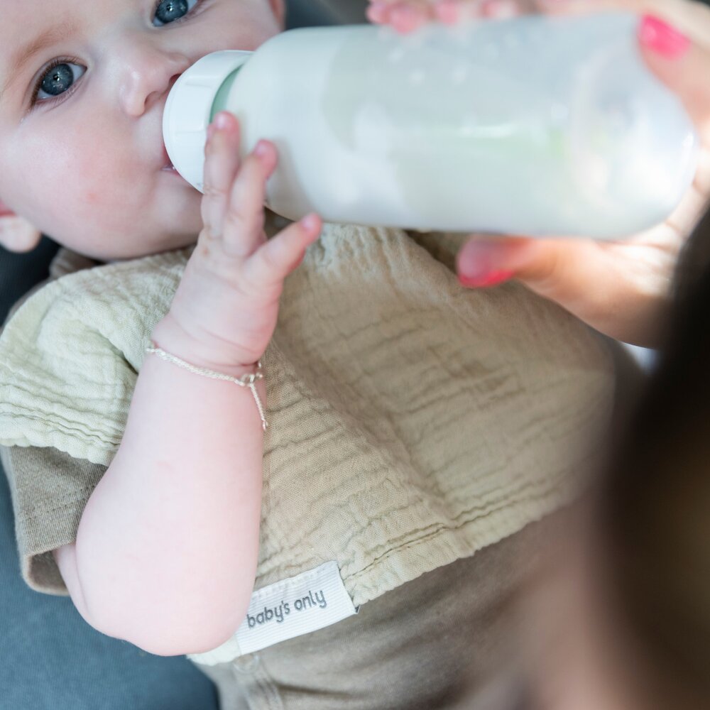 Monddoekje Tender 30x30 - 3-pack beige/clover gr