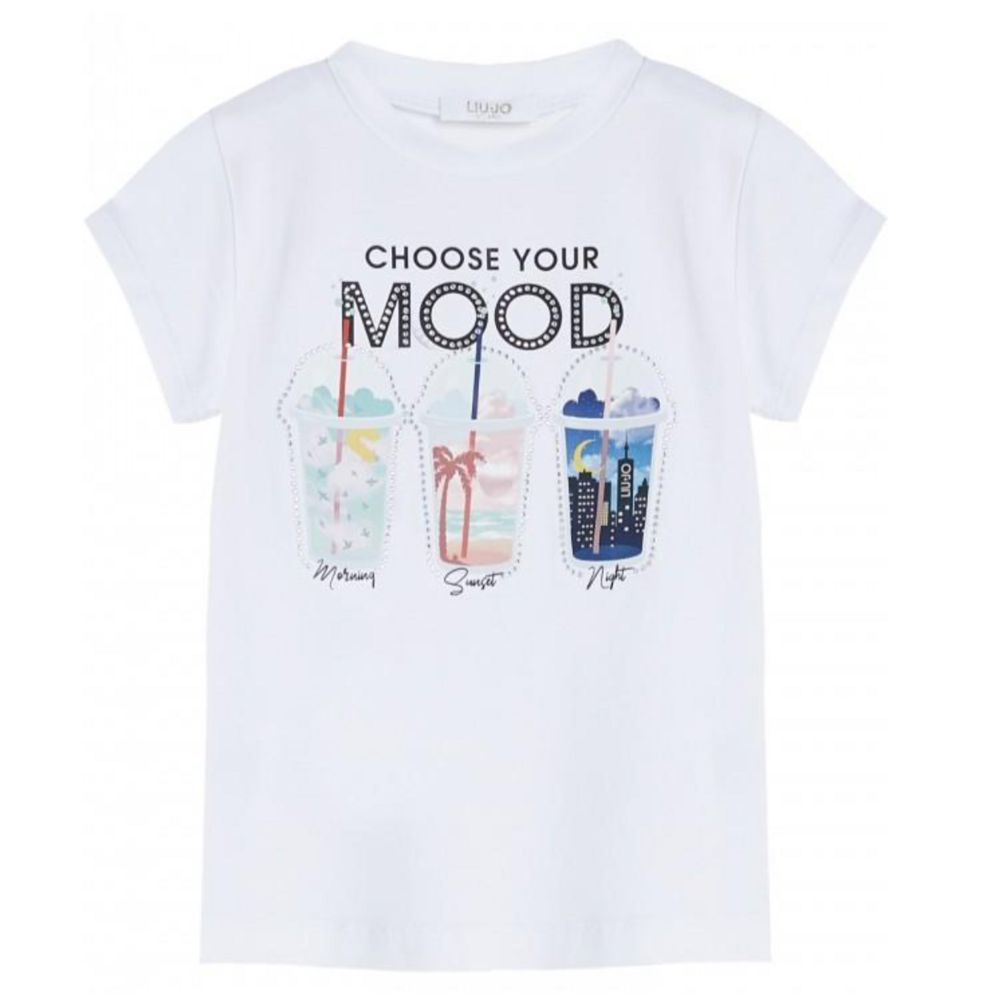 T-shirt milkshake Wit