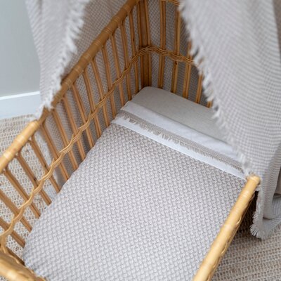 Ledikantdeken teddy Happiness urban taupe/ecr Ledikantdeken teddy Happiness urban taupe/ecr