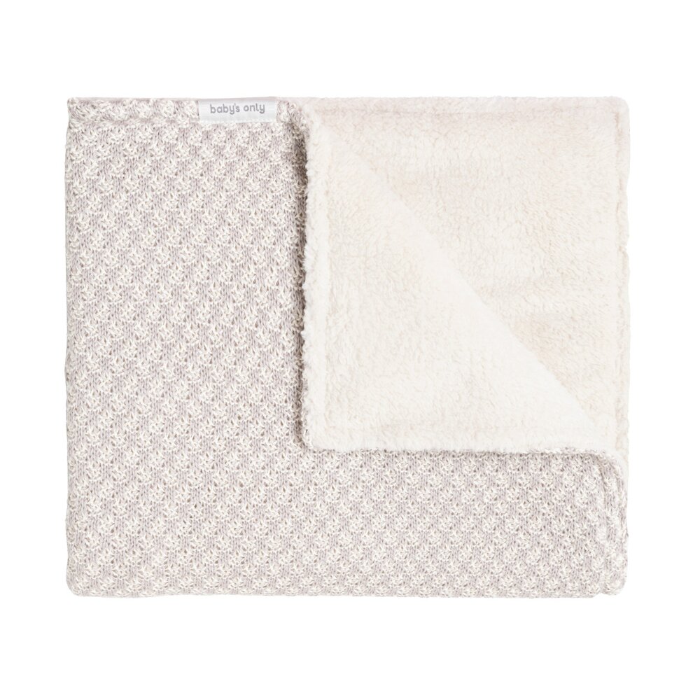 Wiegdeken teddy Happiness urban taupe/ecr Wiegdeken teddy Happiness urban taupe/ecr