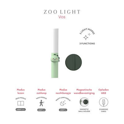 Zoo Light (lees)lampje dino