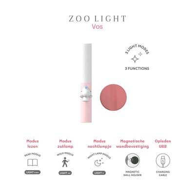 Zoo Light (lees)lampje unicorn