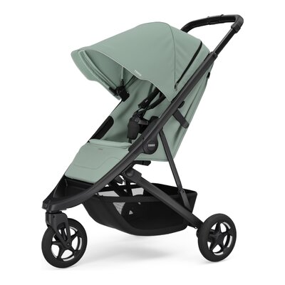 Spring 2 - Compacte all-terrain kinderwagen Mist Green on Black