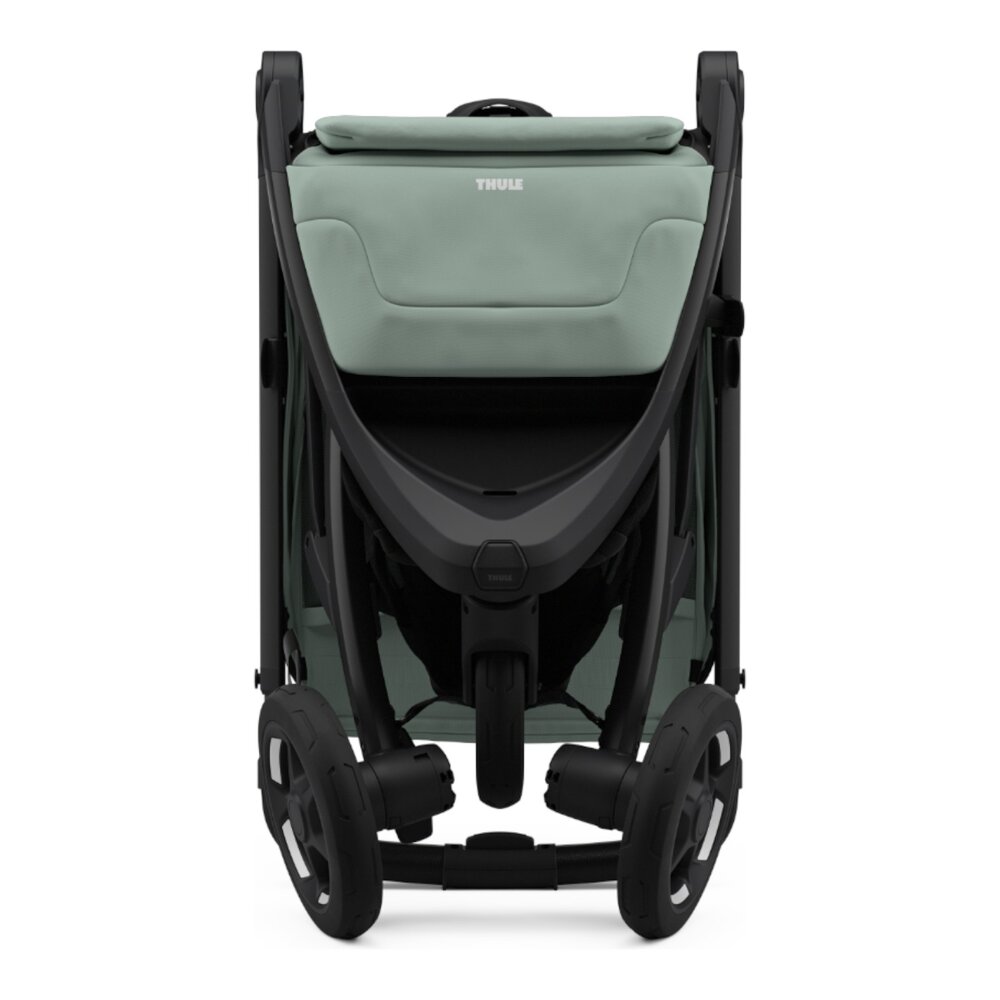 Spring 2 - Compacte all-terrain kinderwagen Mist Green on Black