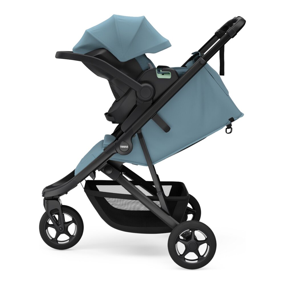 Spring 2 - Compacte all-terrain kinderwagen Blue on Black Spring 2 - Compacte all-terrain kinderwagen Blue on Black