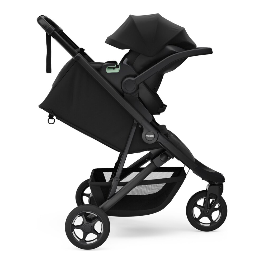 Spring 2 - Compacte all-terrain kinderwagen Black on Black Spring 2 - Compacte all-terrain kinderwagen Black on Black