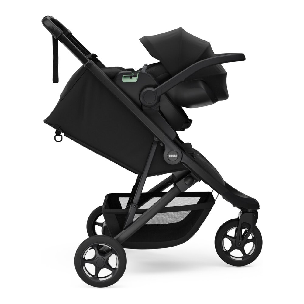 Spring 2 - Compacte all-terrain kinderwagen Black on Black Spring 2 - Compacte all-terrain kinderwagen Black on Black