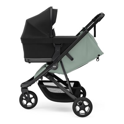 Spring 2 - Compacte all-terrain kinderwagen Mist Green on Black