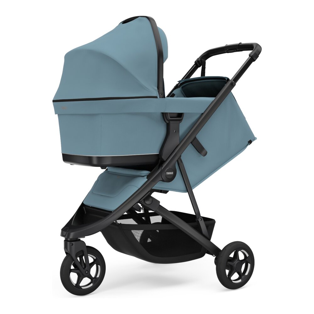 Spring 2 - Compacte all-terrain kinderwagen Blue on Black Spring 2 - Compacte all-terrain kinderwagen Blue on Black