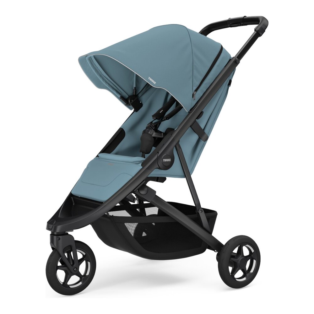 Spring 2 - Compacte all-terrain kinderwagen Blue on Black Spring 2 - Compacte all-terrain kinderwagen Blue on Black