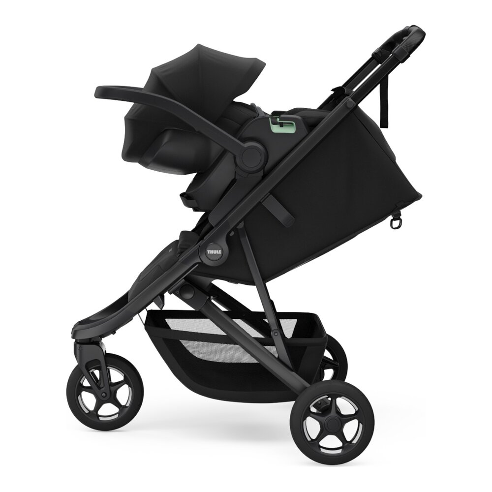 Spring 2 - Compacte all-terrain kinderwagen Black on Black Spring 2 - Compacte all-terrain kinderwagen Black on Black