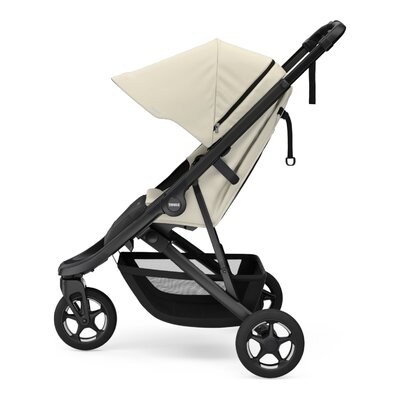 Spring 2 - Compacte all-terrain kinderwagen Soft beige on Black