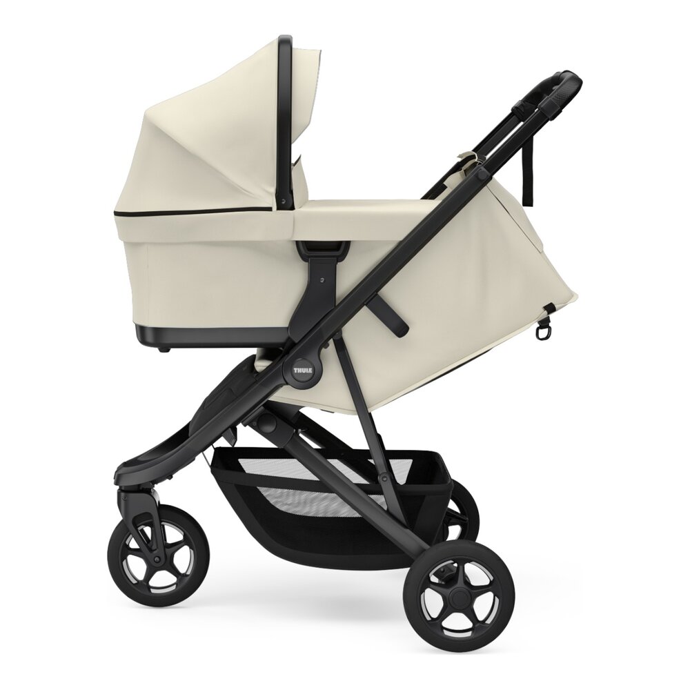 Spring 2 - Compacte all-terrain kinderwagen Soft beige on Black