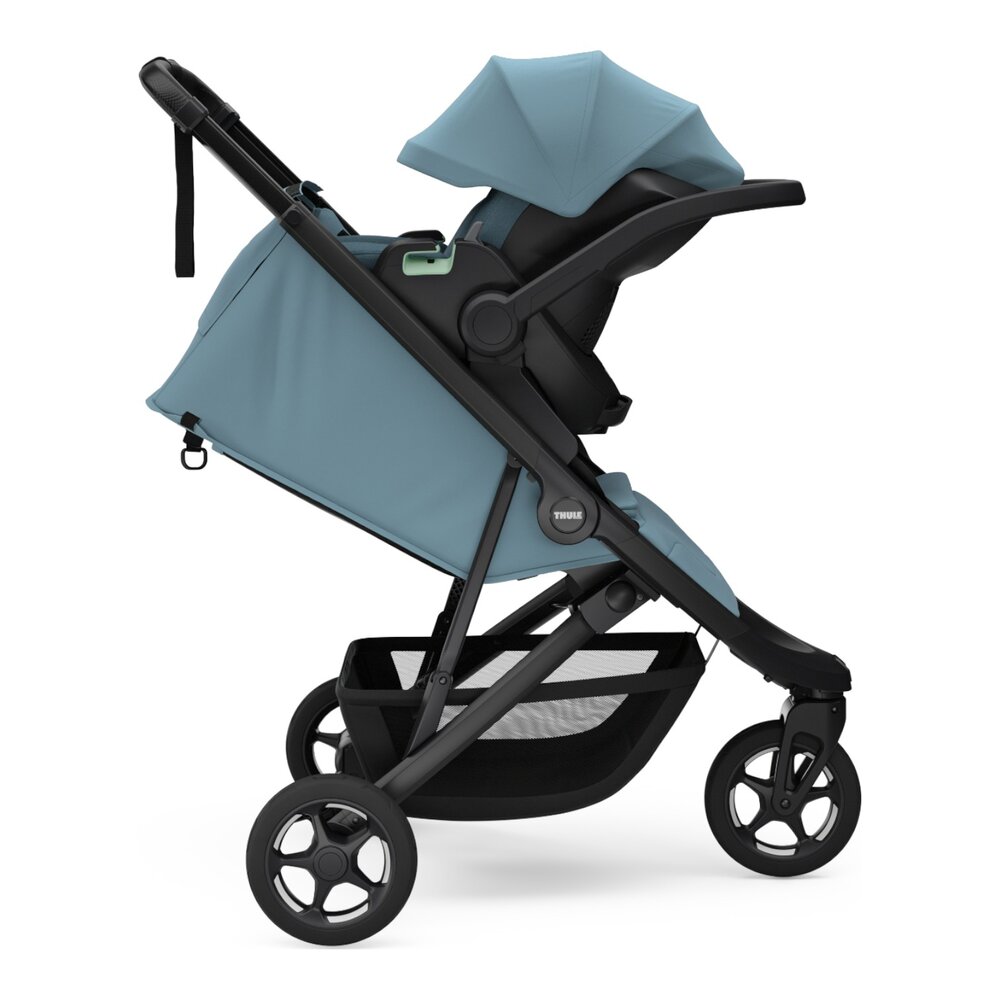 Spring 2 - Compacte all-terrain kinderwagen Blue on Black Spring 2 - Compacte all-terrain kinderwagen Blue on Black