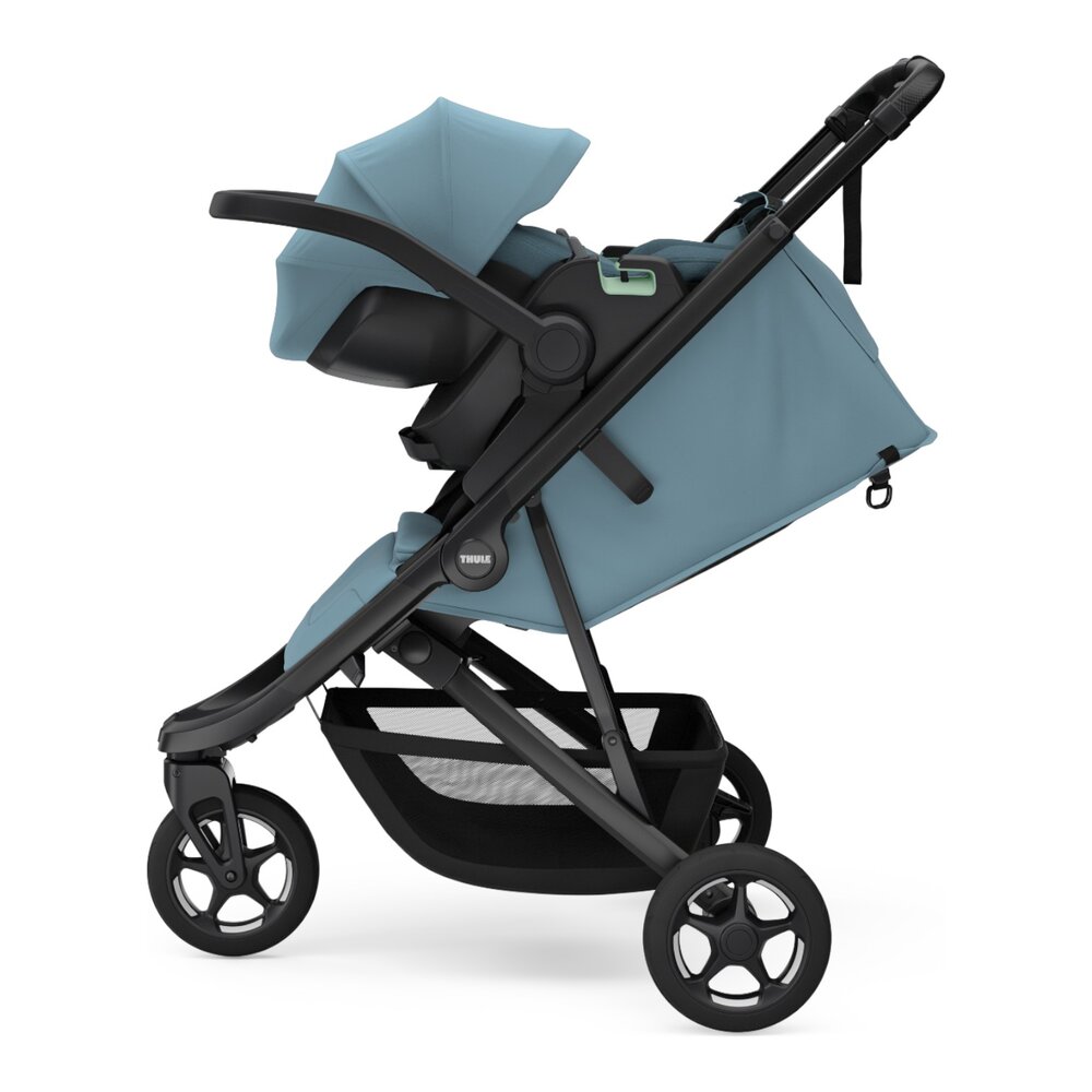 Spring 2 - Compacte all-terrain kinderwagen Blue on Black Spring 2 - Compacte all-terrain kinderwagen Blue on Black