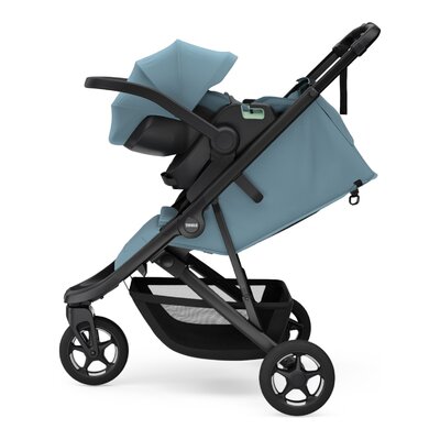Spring 2 - Compacte all-terrain kinderwagen Blue on Black Spring 2 - Compacte all-terrain kinderwagen Blue on Black