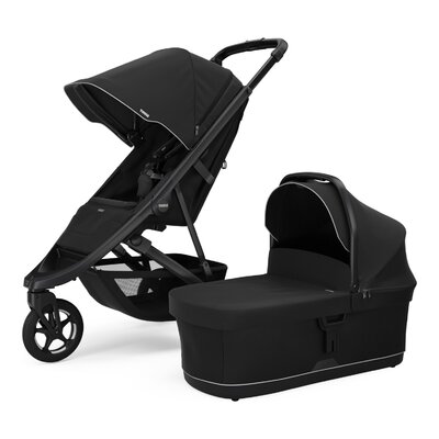 Spring 2 - Compacte all-terrain kinderwagen Black on Black Spring 2 - Compacte all-terrain kinderwagen Black on Black