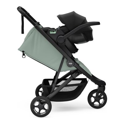 Spring 2 - Compacte all-terrain kinderwagen Mist Green on Black