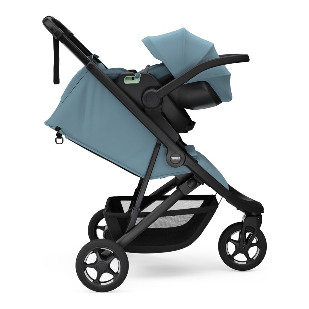 Spring 2 - Compacte all-terrain kinderwagen Blue on Black Spring 2 - Compacte all-terrain kinderwagen Blue on Black