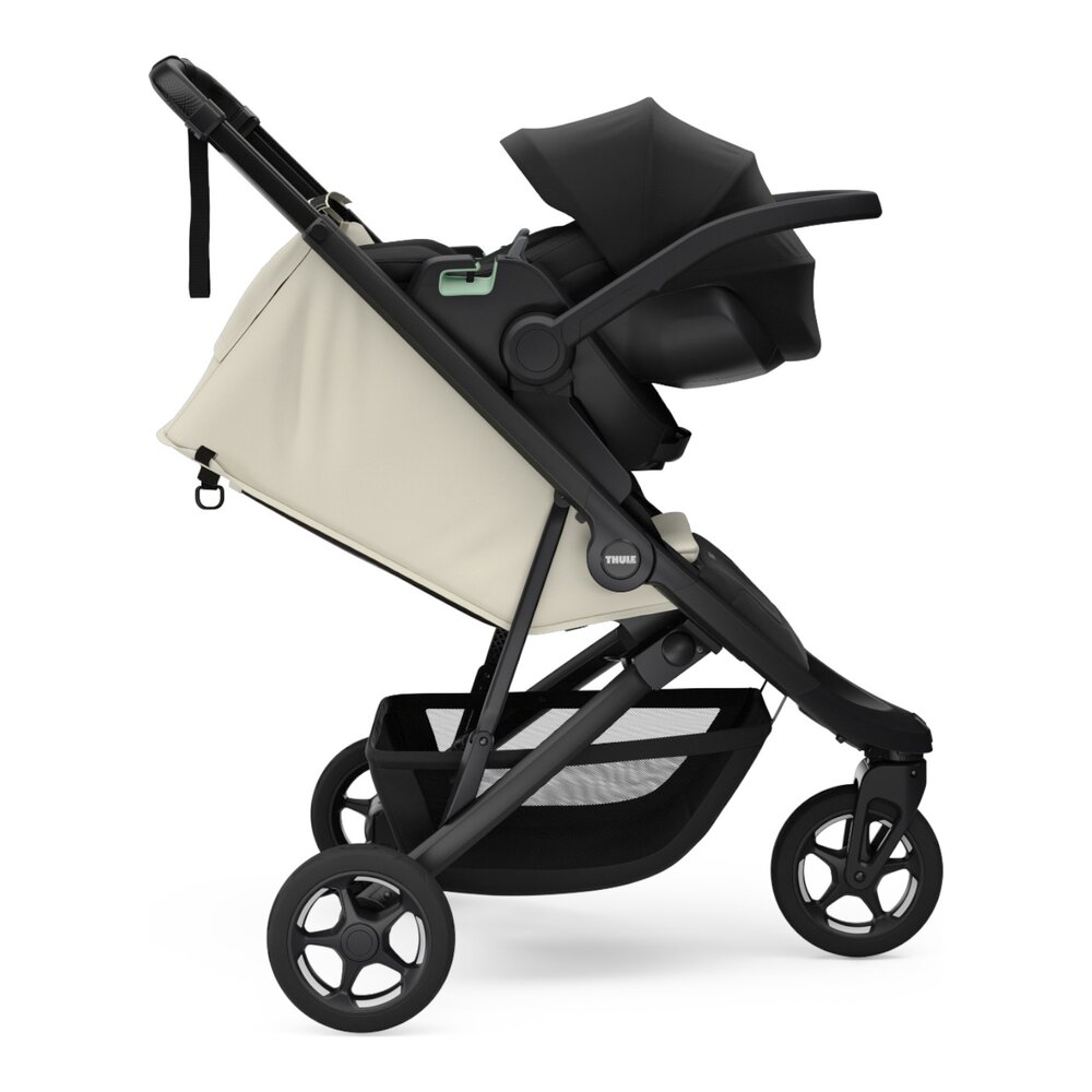 Spring 2 - Compacte all-terrain kinderwagen Soft beige on Black