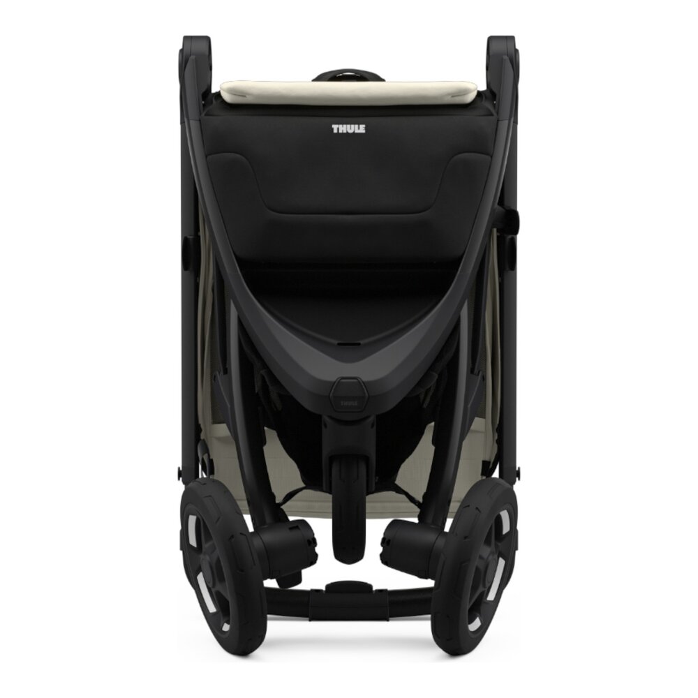 Spring 2 - Compacte all-terrain kinderwagen Soft beige on Black