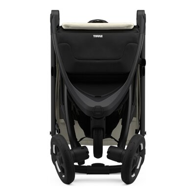Spring 2 - Compacte all-terrain kinderwagen Soft beige on Black