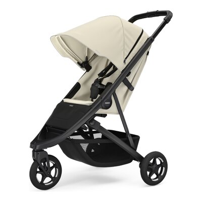Spring 2 - Compacte all-terrain kinderwagen Soft beige on Black
