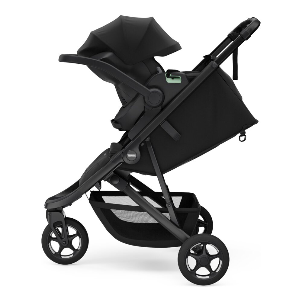 Spring 2 - Compacte all-terrain kinderwagen Black on Black Spring 2 - Compacte all-terrain kinderwagen Black on Black