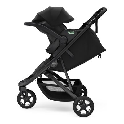 Spring 2 - Compacte all-terrain kinderwagen Black on Black Spring 2 - Compacte all-terrain kinderwagen Black on Black