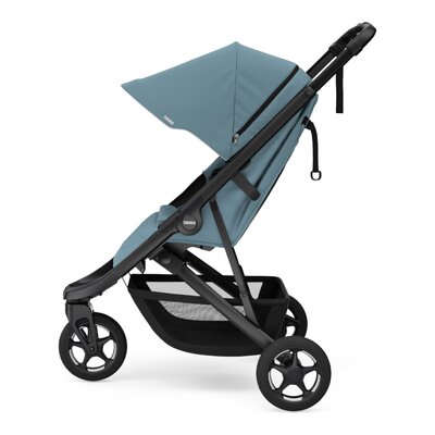 Spring 2 - Compacte all-terrain kinderwagen Blue on Black Spring 2 - Compacte all-terrain kinderwagen Blue on Black