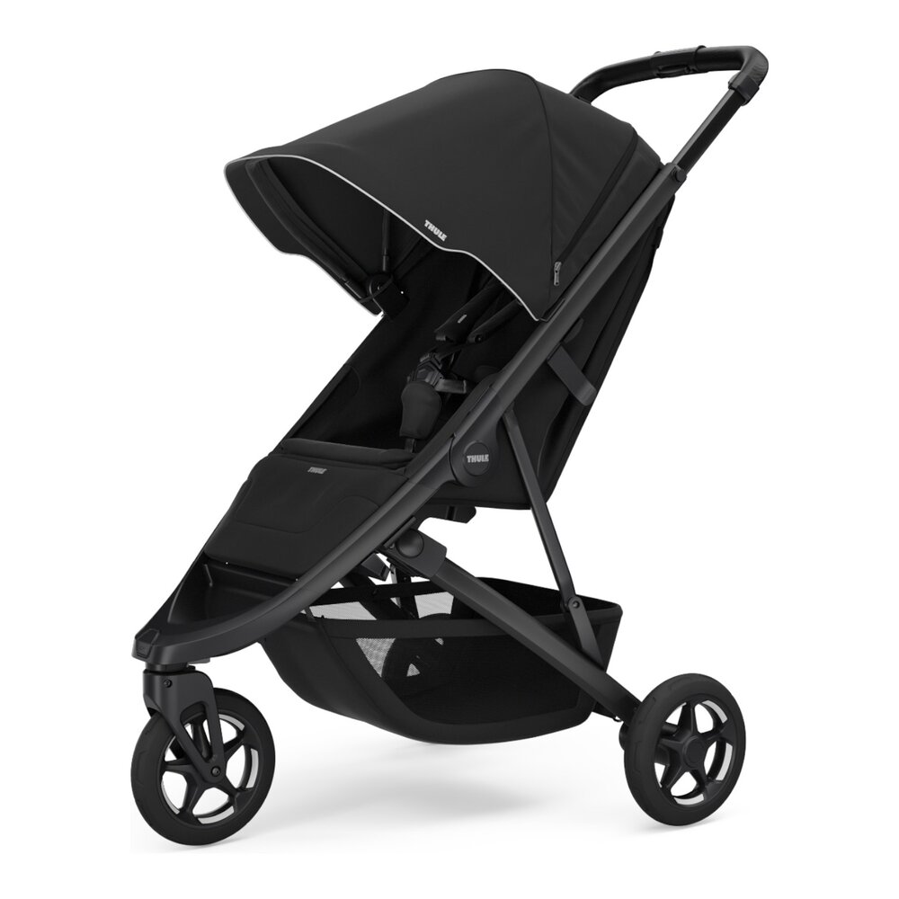 Spring 2 - Compacte all-terrain kinderwagen Black on Black Spring 2 - Compacte all-terrain kinderwagen Black on Black