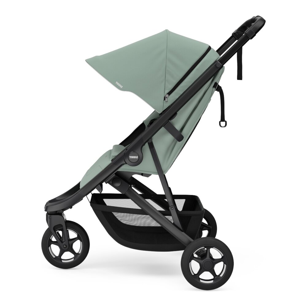Spring 2 - Compacte all-terrain kinderwagen Mist Green on Black