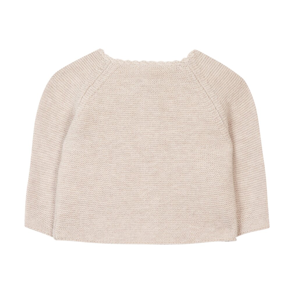 Vestje tricot beige Beige