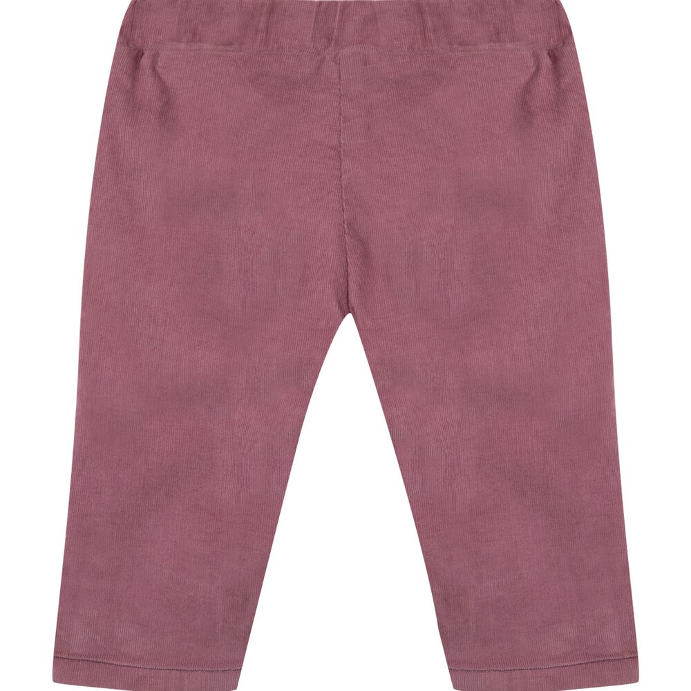 Broek fluweel met strikje Violine