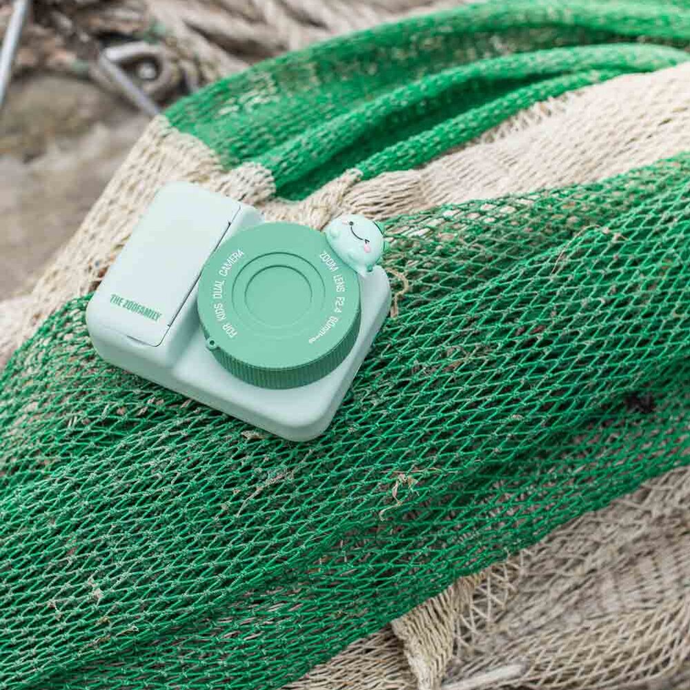 3-in-1 Instant print kindercamera dino green