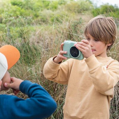 3-in-1 Instant print kindercamera dino green