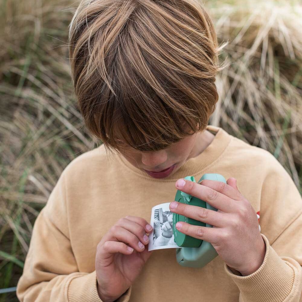 3-in-1 Instant print kindercamera dino green