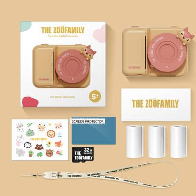 3-in-1 Instant print kindercamera fox