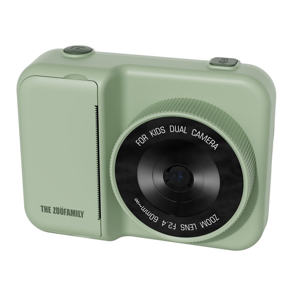 3-in-1 Instant print kindercamera dino green