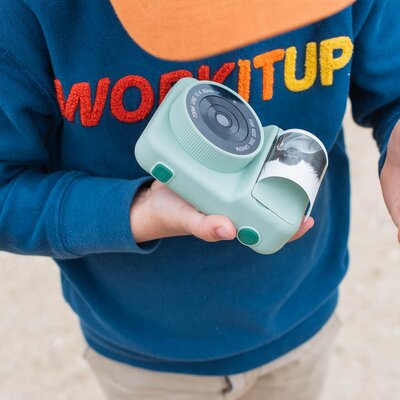 3-in-1 Instant print kindercamera dino green