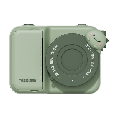 3-in-1 Instant print kindercamera dino green