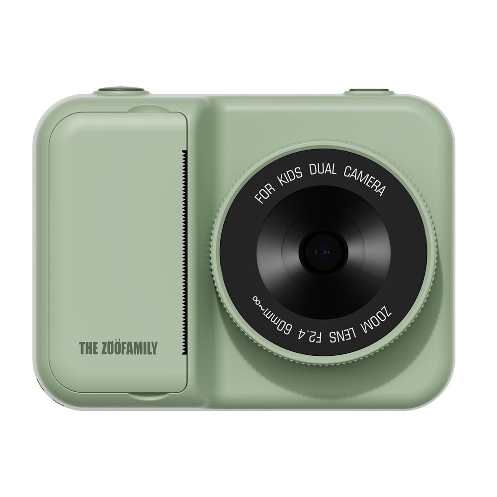 3-in-1 Instant print kindercamera dino green