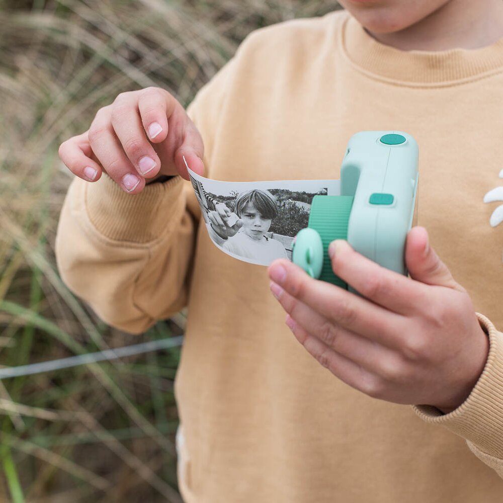 3-in-1 Instant print kindercamera dino green