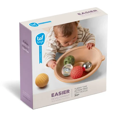 Tummy time action tray Tummy time action tray