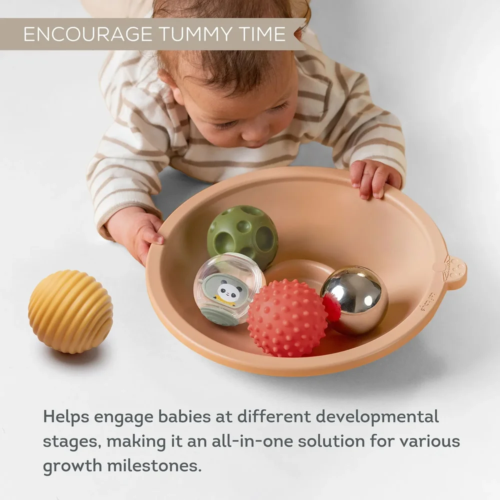 Tummy time action tray Tummy time action tray